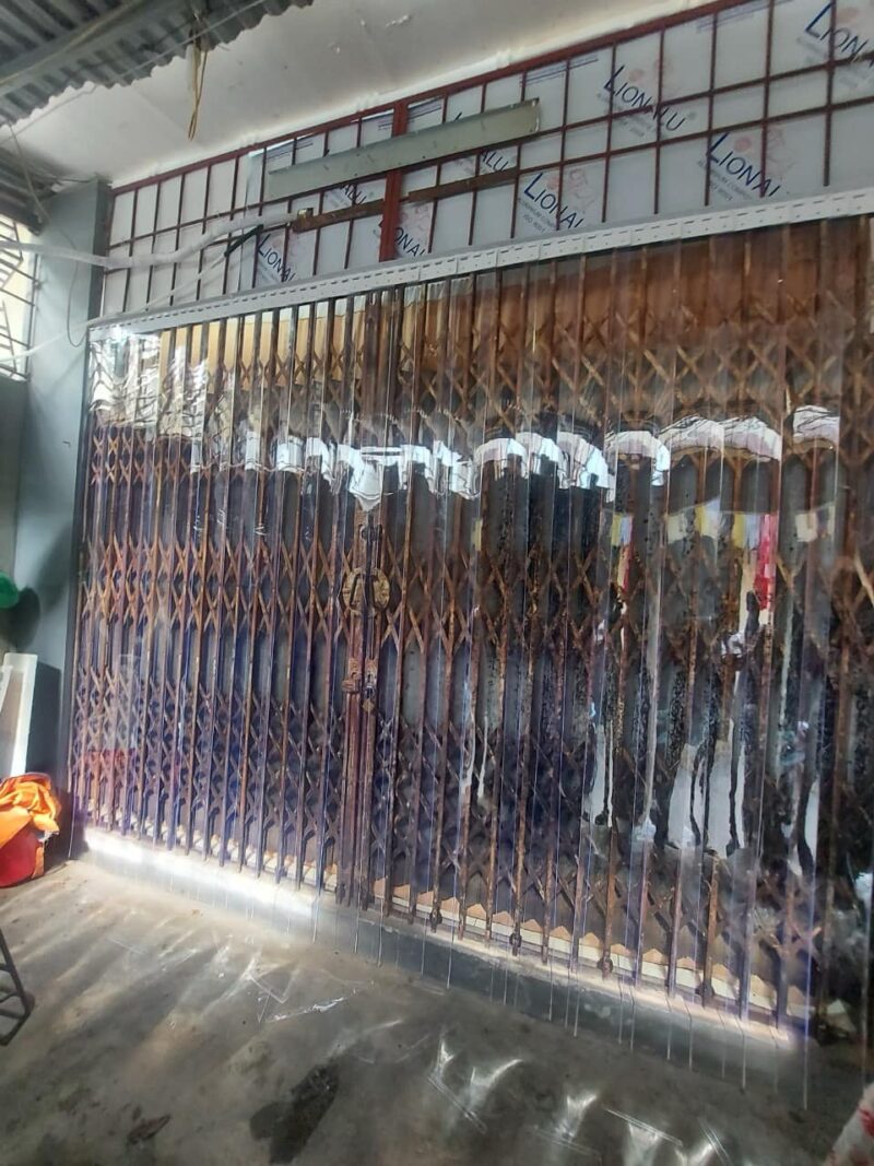 Rèm pvc Ngăn lạnh cố định